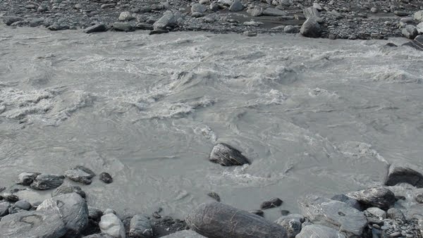 2014 NZ Franz Josef Glacier smokey water