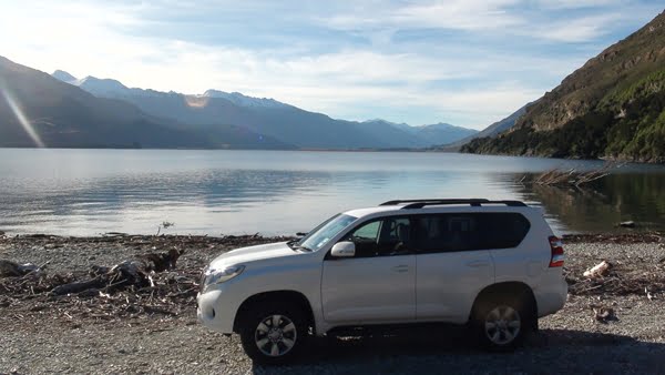 NZ 2014 Prado on the shores of Lake Wanaka