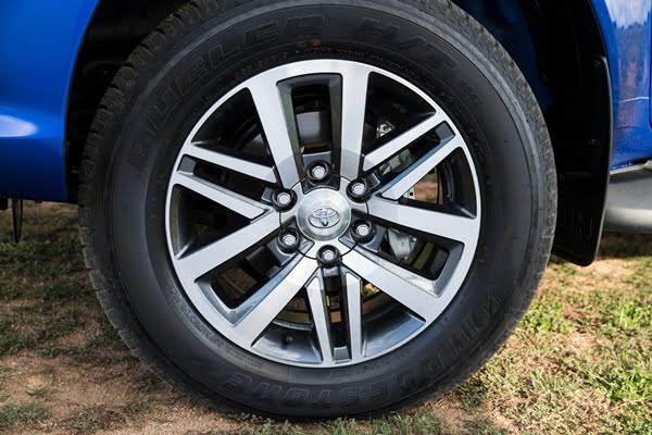 2015 reveal of Toyota HiLux (SR5 double cab pre-production model shown).