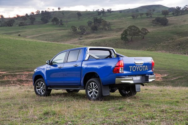 2015 reveal of Toyota HiLux (SR5 double cab pre-production model shown).