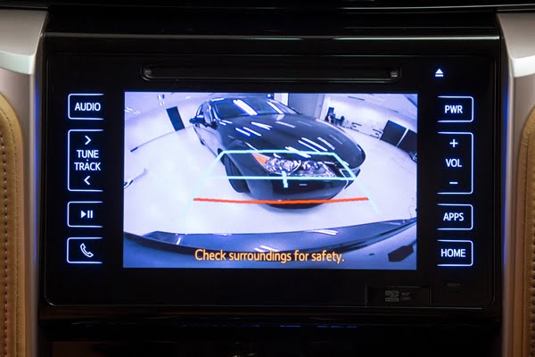 Toyota Fortuner Crusade interior (Pre-production model shown.)