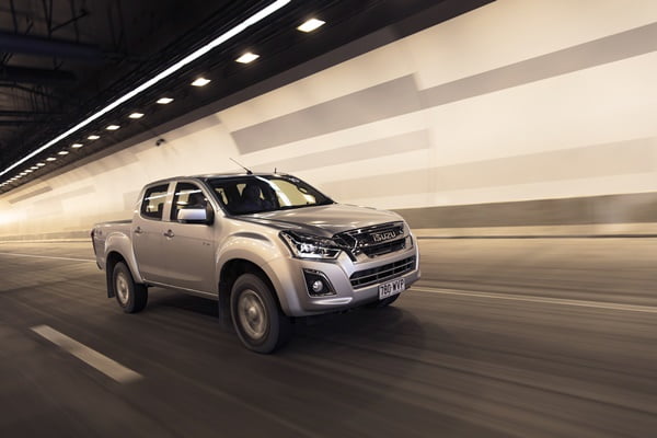 Euro 5 Isuzu DMAX on road