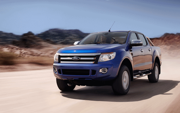 2012 Ford Ranger dual cab 4wd front