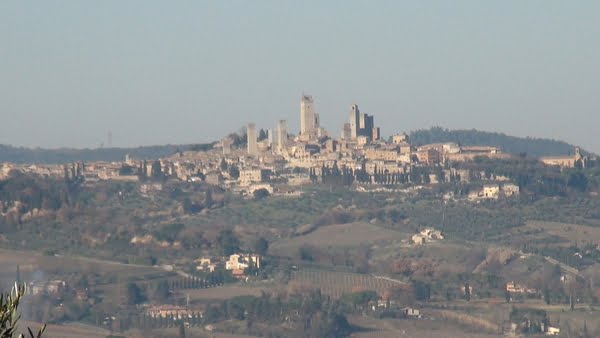 San Gimignano Tuscany view from a distance