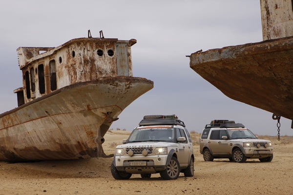 Land Rover Journey Of Discovery - Rebuilding the Aral Sea fishing