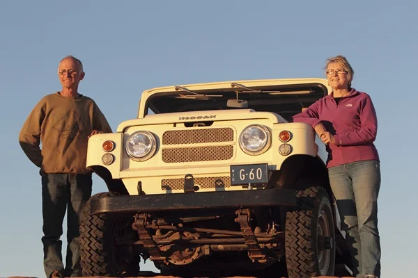 Nissan G60 Patrol Margaret and Doug Sprigg Simpson Desert Crossing