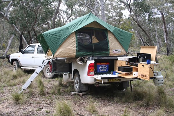 GT Campers Off Road Camper Trailer set up