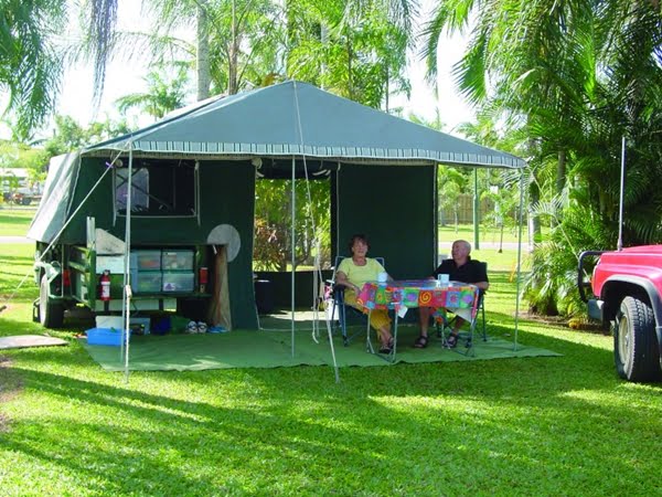 Cairns Coconut Holiday Resort camper trailer site