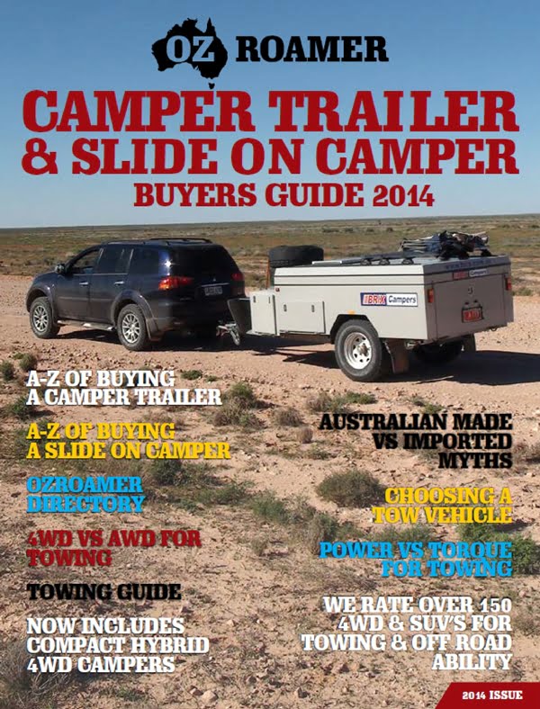 OzRoamer Camper Trailer and Slide on Camper Buyers Guide 2014.