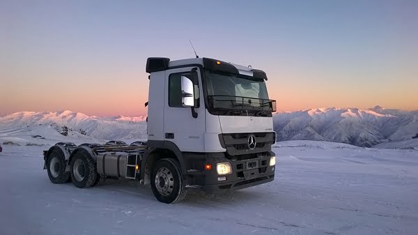 Mercedes-Benz Snow Test Truck