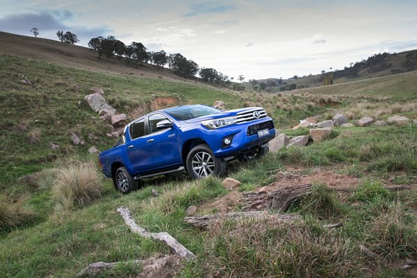 2015 reveal of Toyota HiLux (SR5 double cab pre-production model shown).