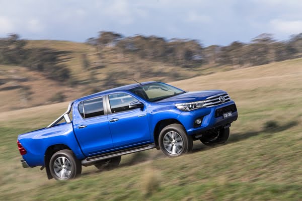 2015 reveal of Toyota HiLux (SR5 double cab pre-production model shown).