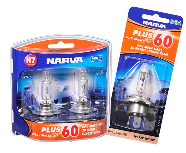 Narva Plus 60 H7 Globes