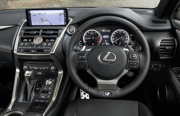 Lexus NX F Sport dash