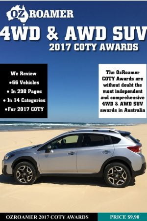 2017 OzRoamer 4WD and AWD SUV Awards Cover