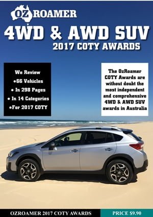 2017 OzRoamer 4WD and AWD SUV Awards Cover