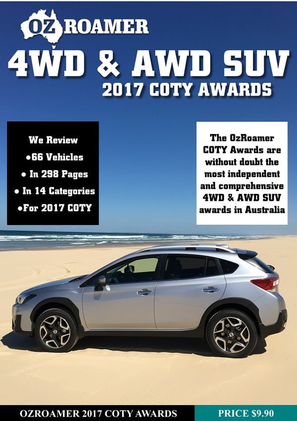 2017 OzRoamer 4WD and AWD SUV Awards Cover 