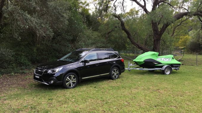 Subaru Outback towing