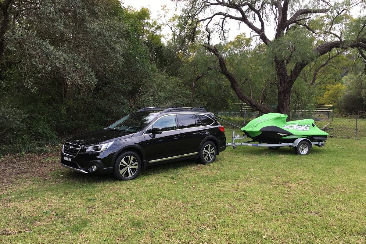 Subaru Outback towing