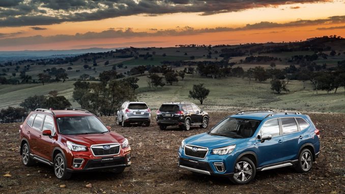 MY19 Subaru Forester range.