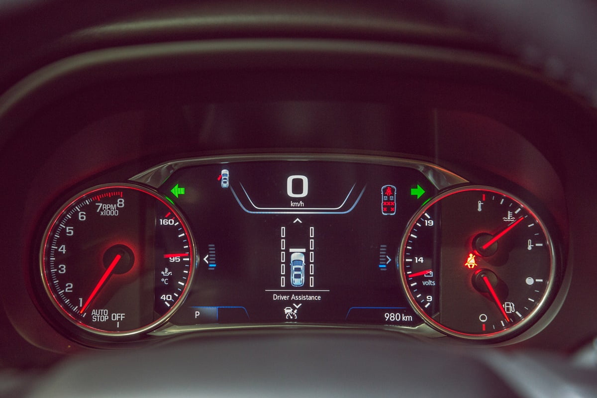 2019 Holden Acadia LTZ-V driver instruments