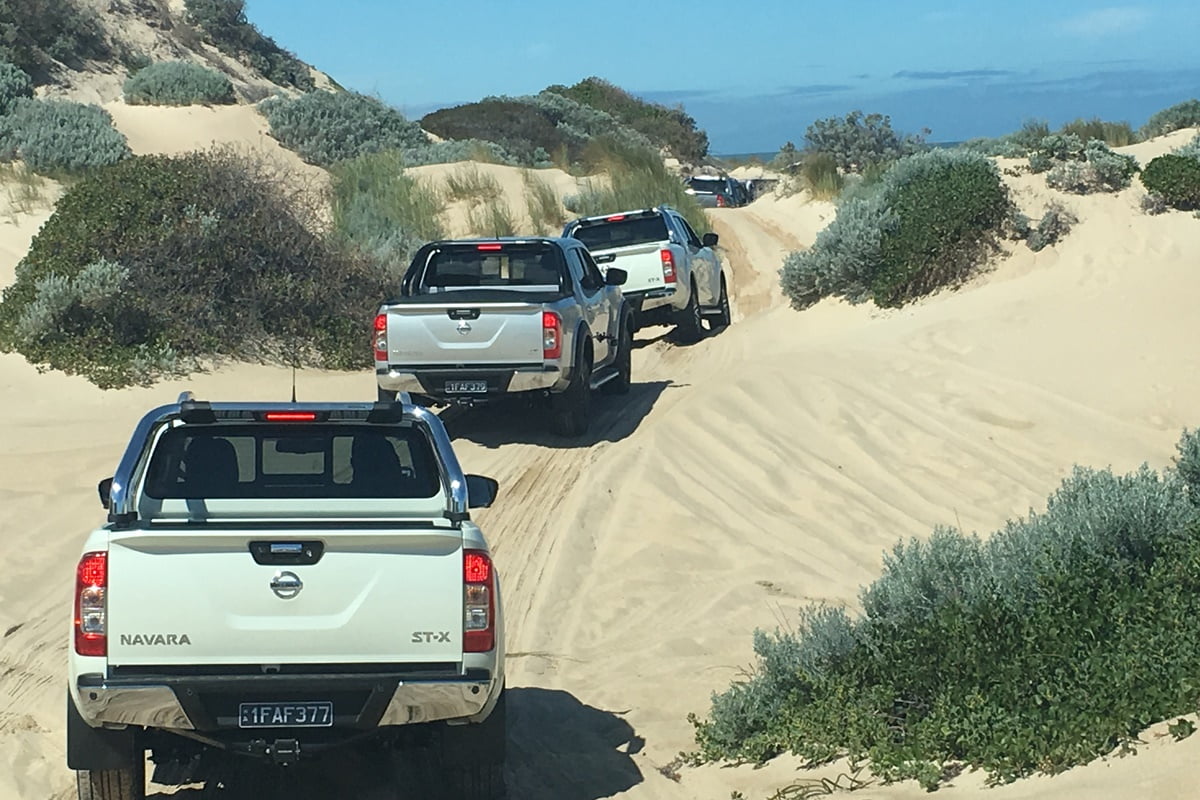 Navara Lifestyle beach driving 2