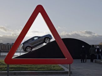 Land Rover has brought a series of well-known road signs to life as part of a unique urban capability test for the New Range Rover Evoque.