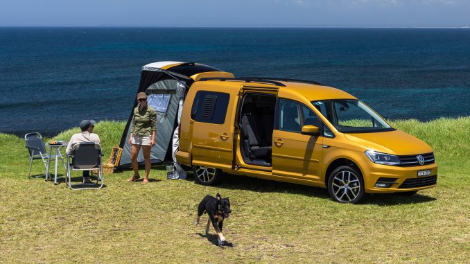 2019 Volkswagen Caddy Beach campervan.