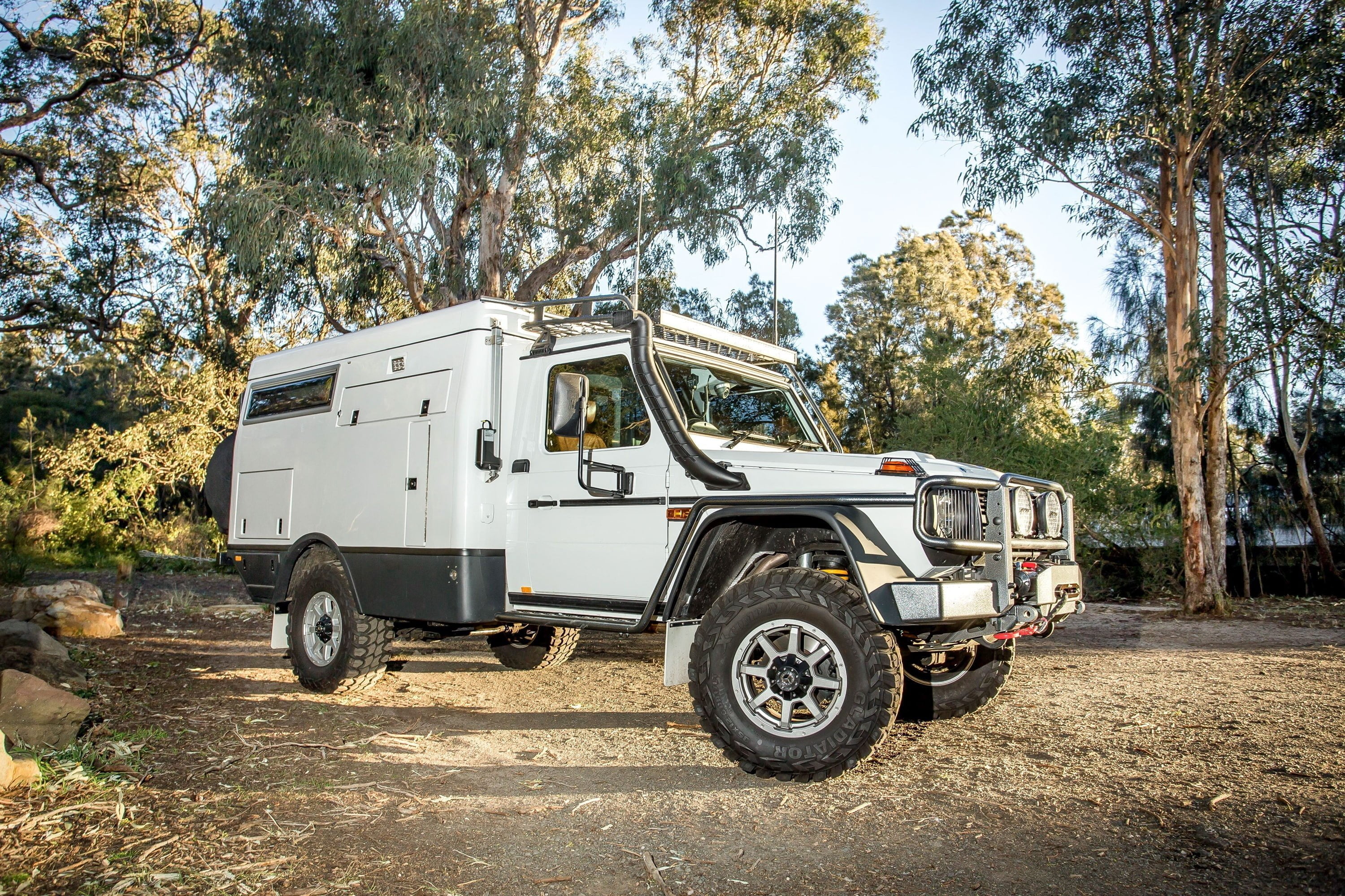 The Earthcruiser Mercedes-Benz G-Pro Escape is for adventurers that want to travel "off the radar" as they explore without the constraints of normal all-terrain vehicles.