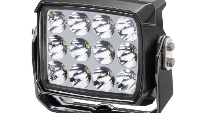 The HELLA RokLUME driving light features 12 high-powered LEDs and provides drivers with a high output forward beam, combined with a wide spread beam for edge of road illumination.