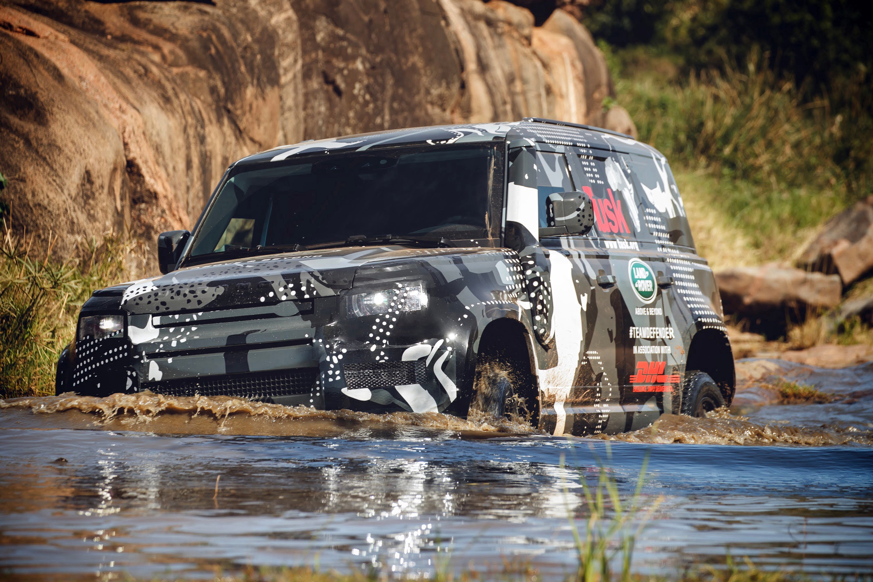 2019 Land Rover Defender Tusk testing Kenya 1