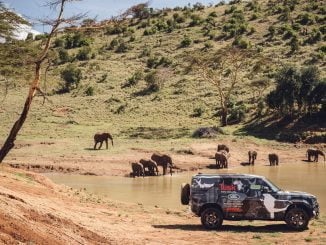 2019 Land Rover Defender Tusk testing Kenya 1