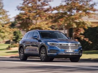 2019 VW Touareg Launch Edition 1 front three quater