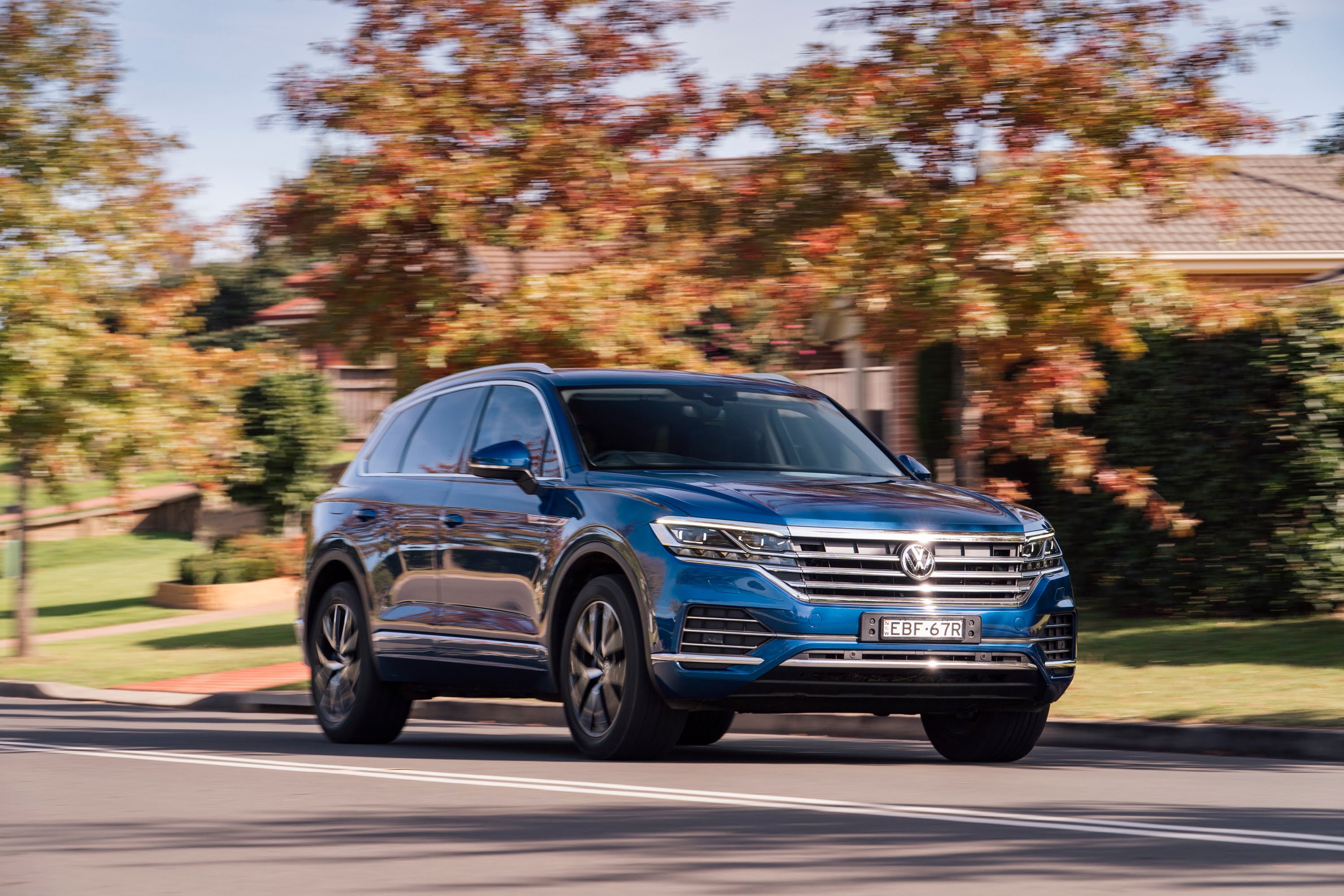 2019 VW Touareg Launch Edition 1 front three quater