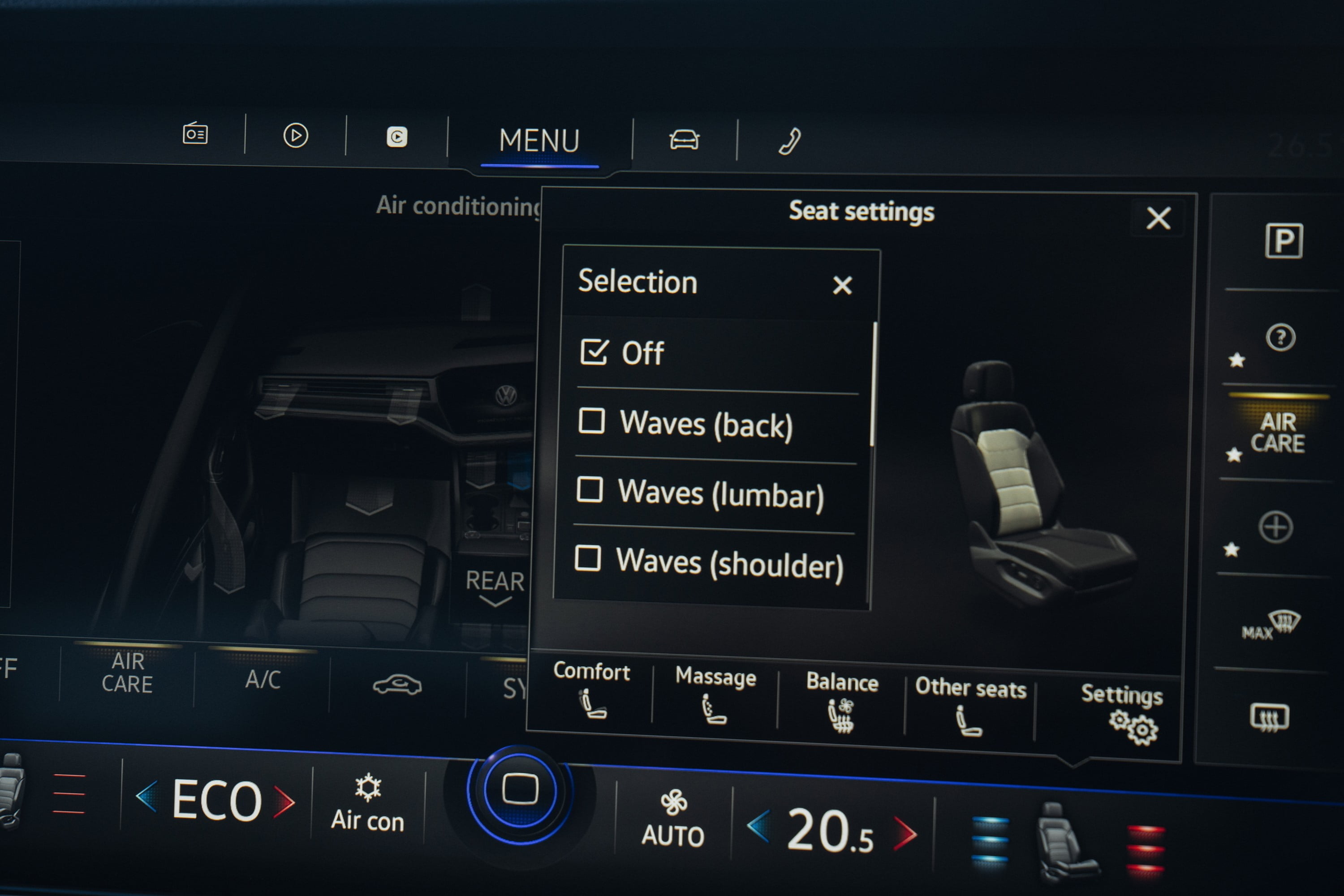 2019 VW Touareg Launch Edition 14 massage seats