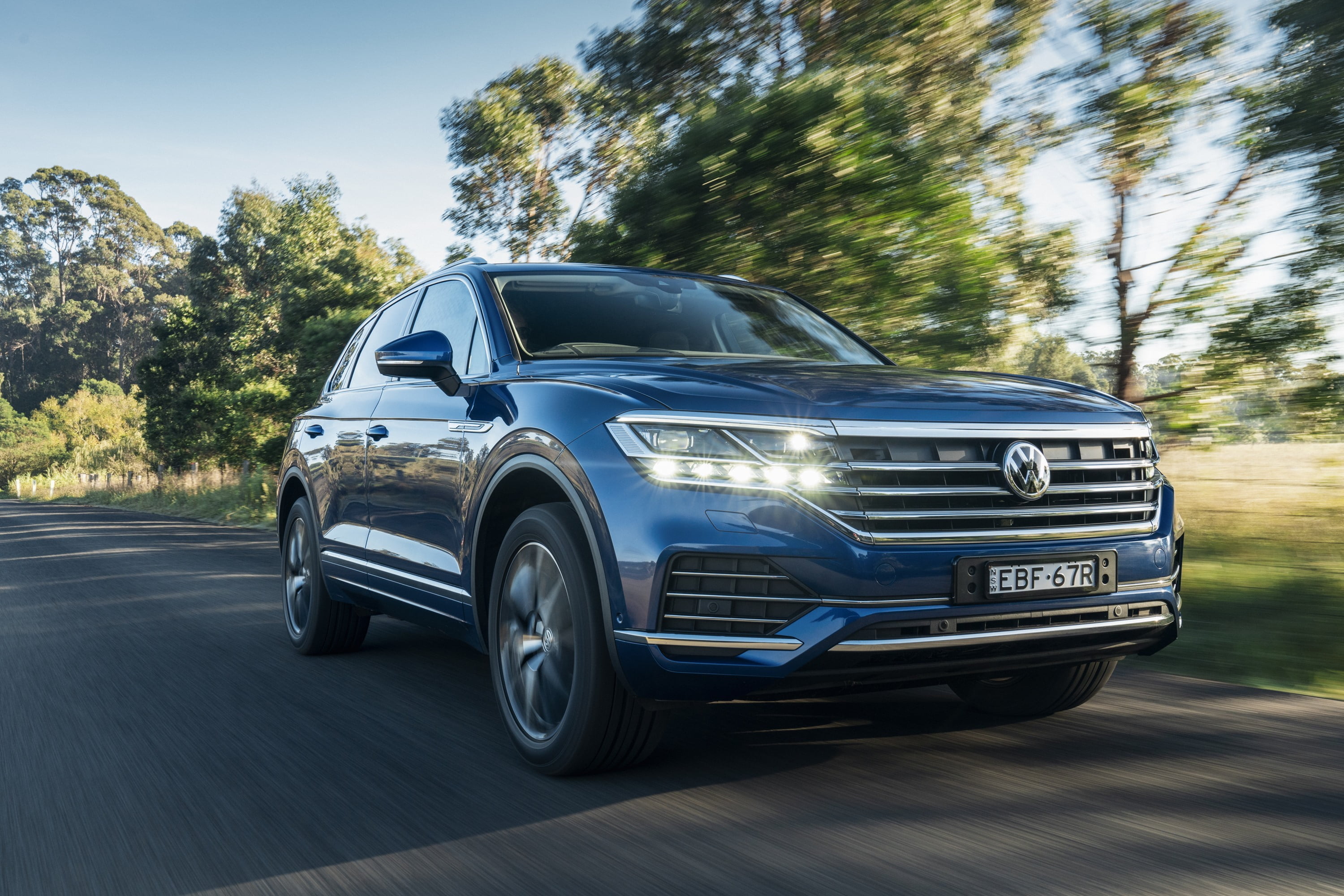 2019 VW Touareg Launch Edition 5 front three quater