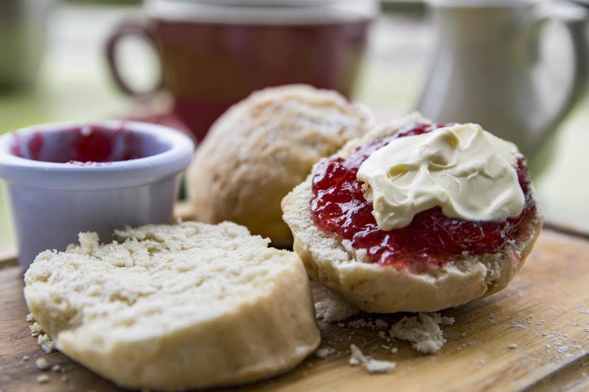 Sealy Cafe Bothwell Scones and jam cream