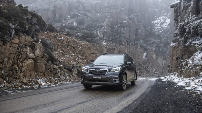 2019 Subaru Tasmania SUV Experience, June 19-21. Featuring Subaru Forester, Outback and XV vehicles. (Photo Narrative Post/Matthias Engesser)