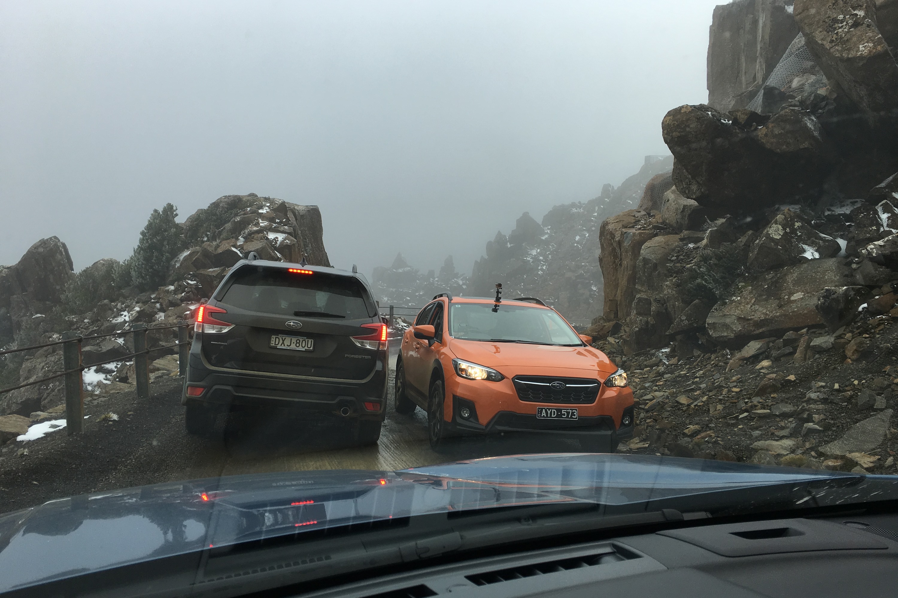 Twin Subaru on Jacobs Ladder