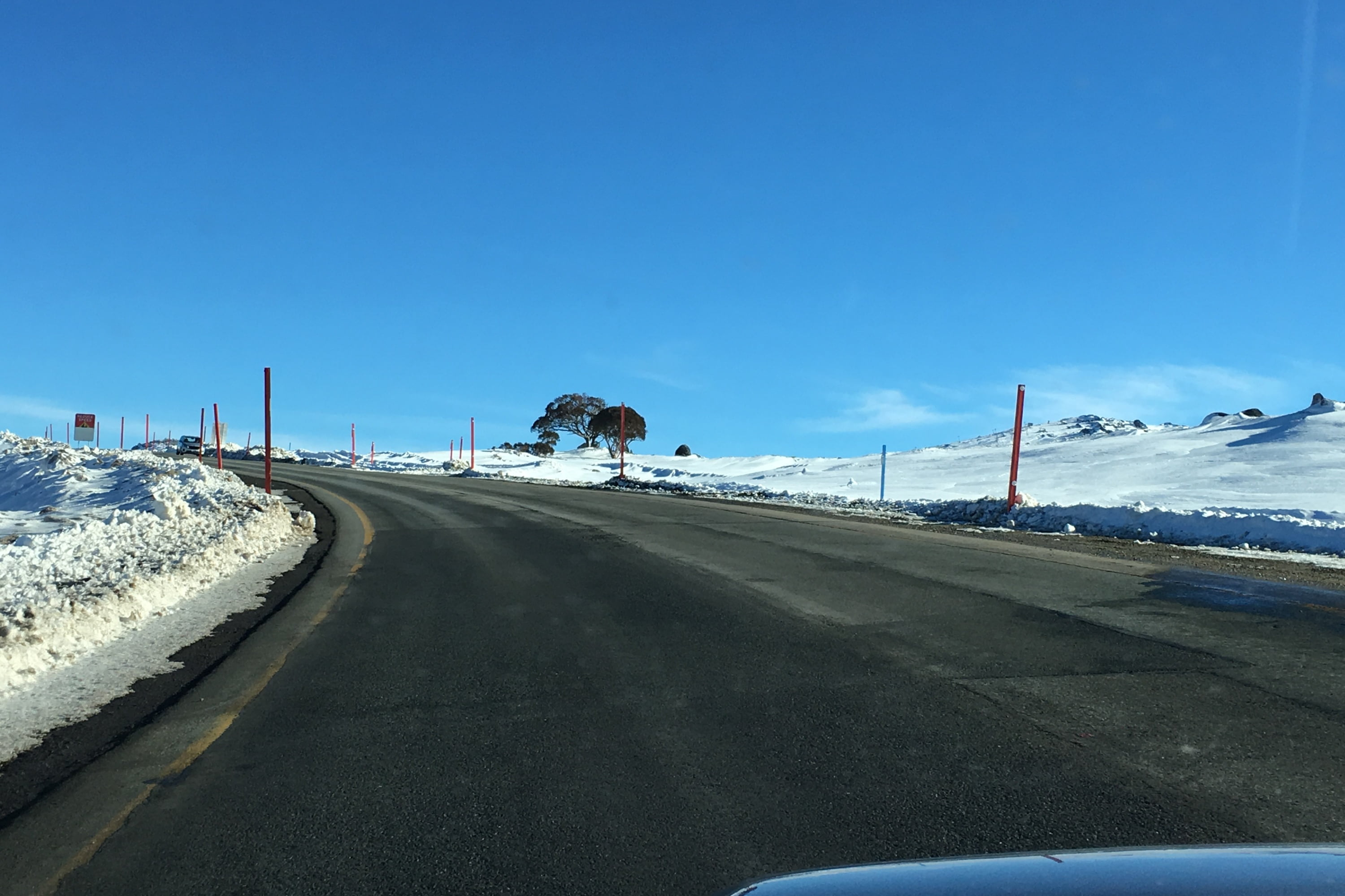 Perisher Trip drive to the resort