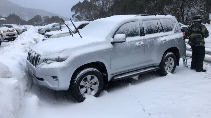 2019-Toyota-Prado-GXL-7 snow parking