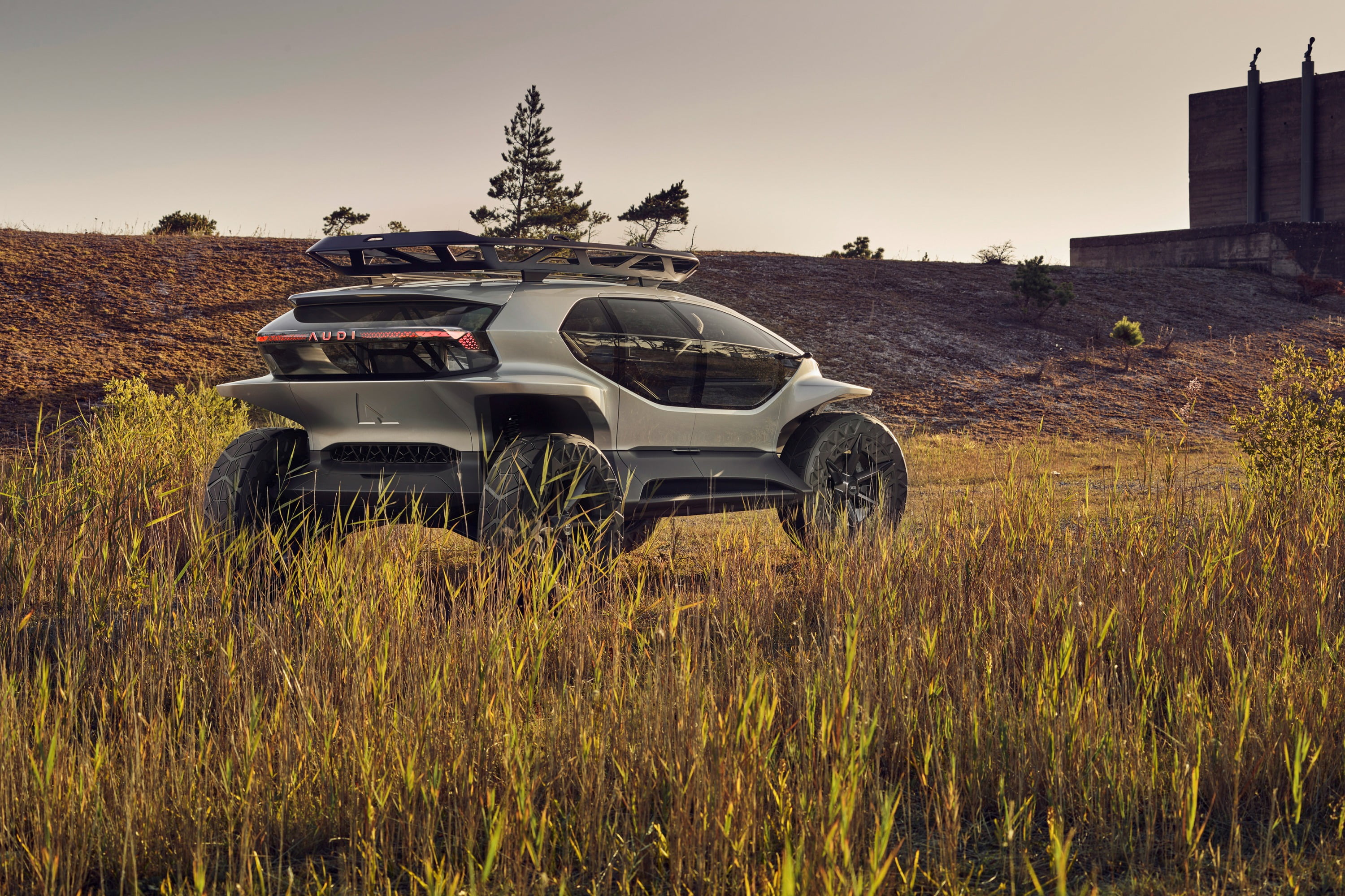 The Audi AI:TRAIL quattro, a comprehensive concept for sustainable mobility off the beaten track.