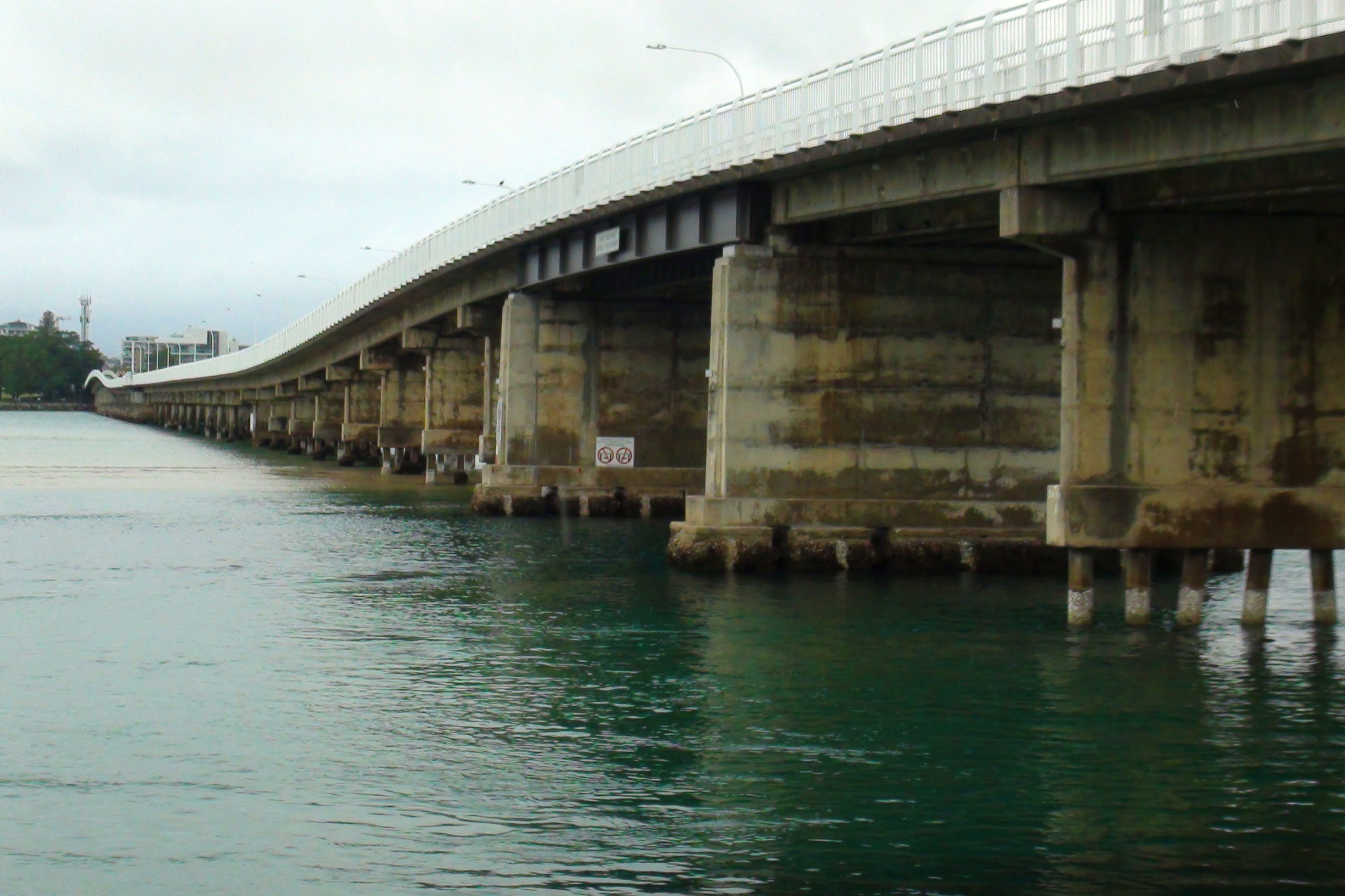 Subaru Drive into Spring Foster Tuncurry Bridge