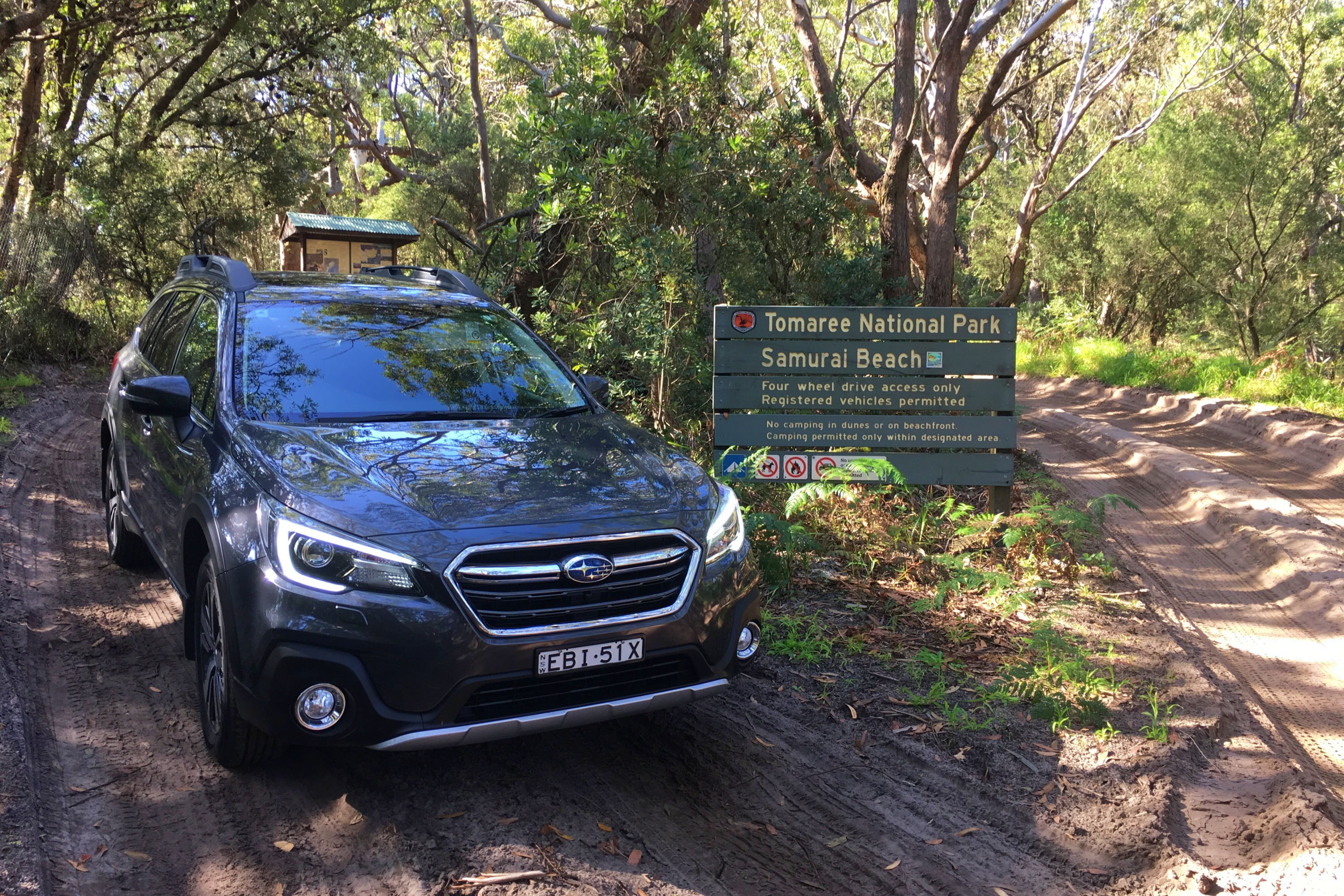 Subaru Outback Spring Drive Samurai Beach