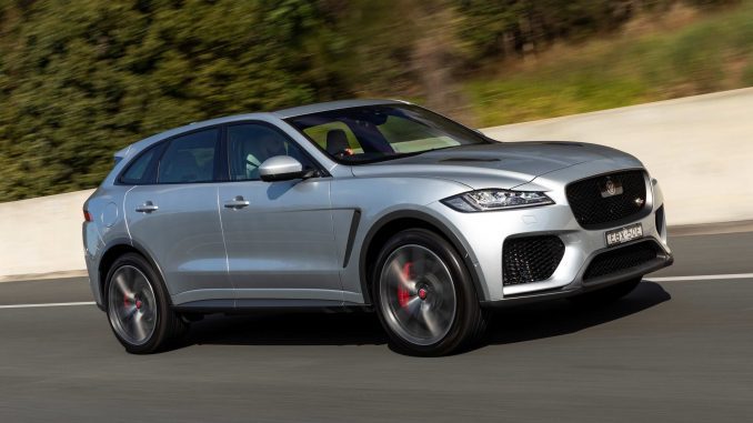 2020 Jaguar F-PACE SVR 9 driving