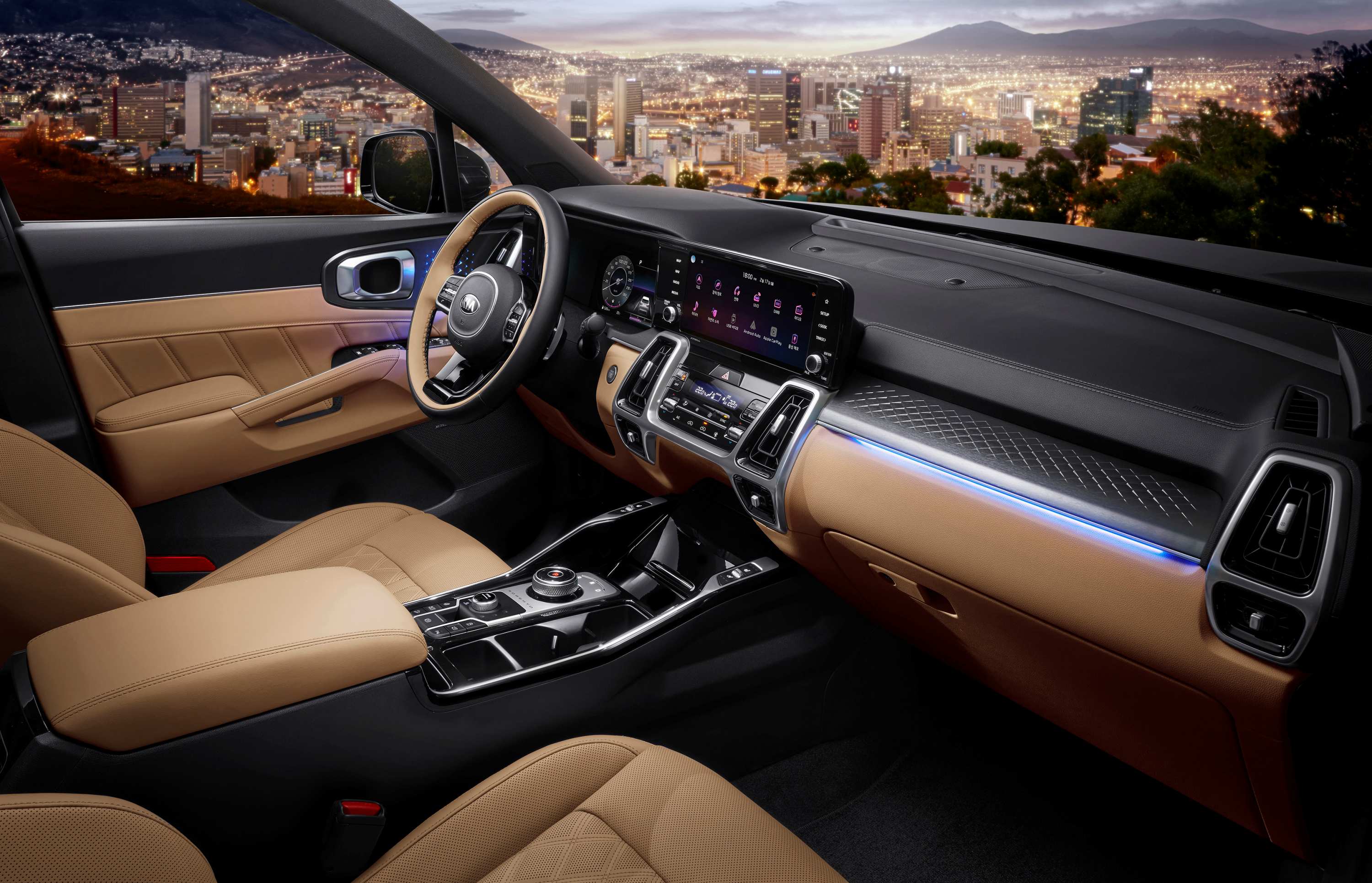 2020 New Kia Sorento interior