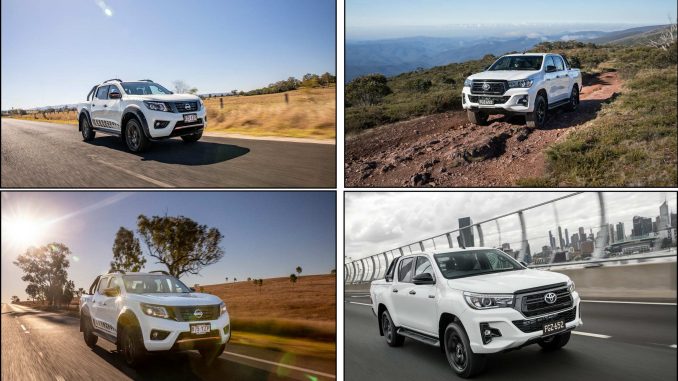 2020 Navara N-TREK VS HiLux Rogue comparison driving