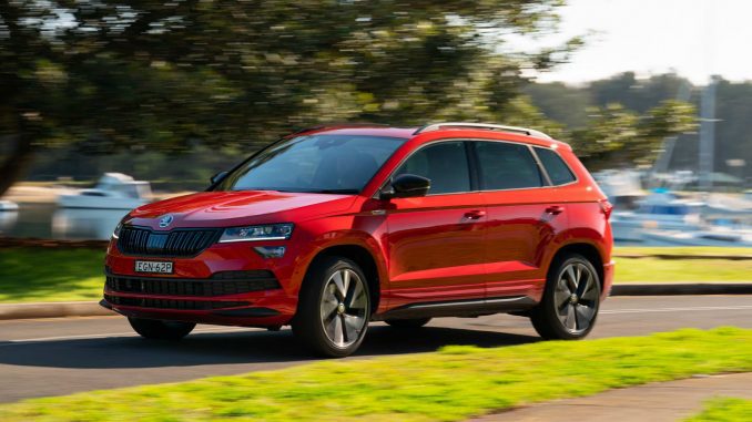 Powered by the Volkswagen Group's 2.0-litre turbo petrol EA888, the Sportline puts 140kW and 320Nm to the road via a 7-speed DQ381 DSG transmission and all-wheel-drive. Drive Mode Select is standard.