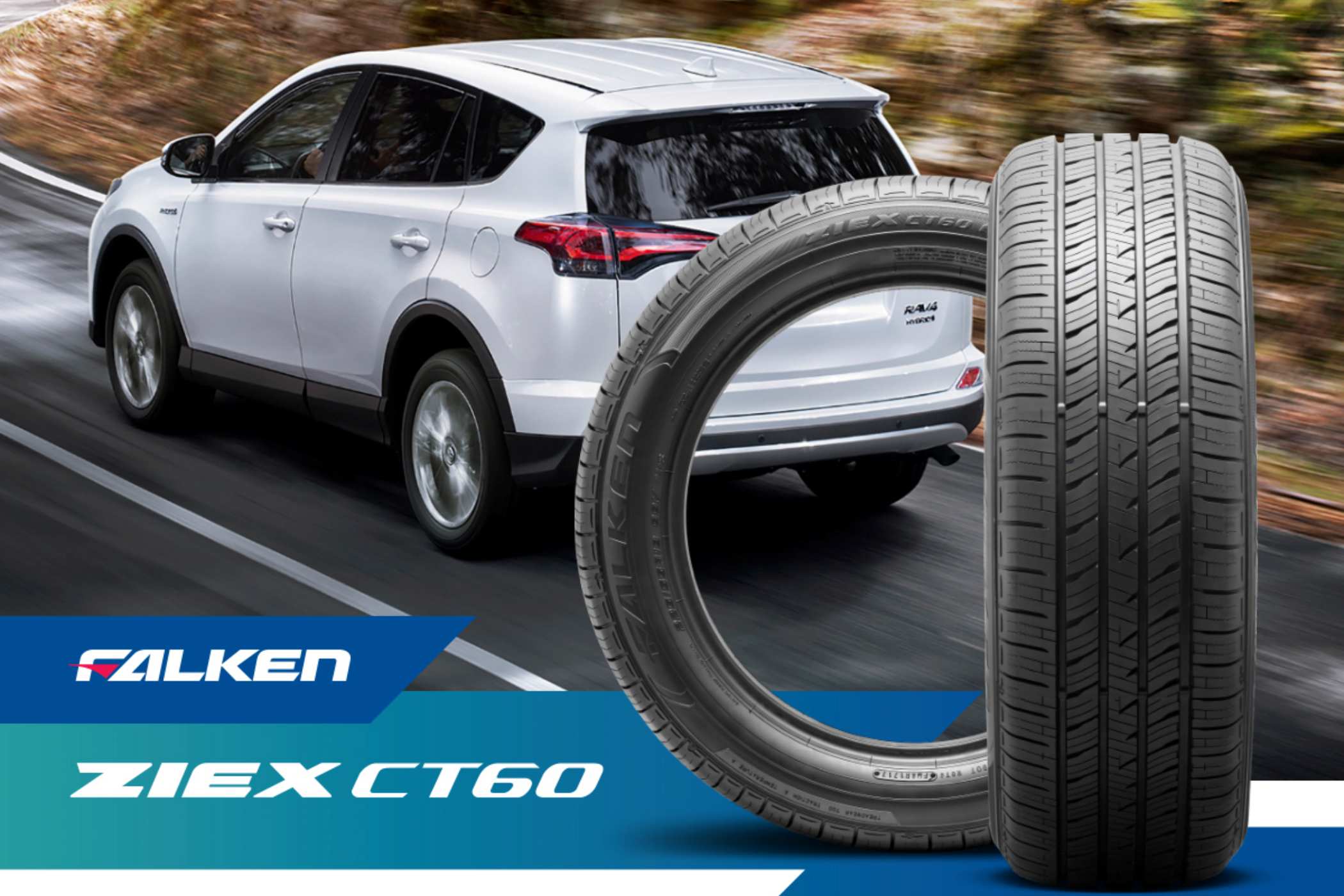 The Ziex CT60 is specifically designed for the SUV and CUV vehicle segments. Designing a tyre for SUVs posed different engineering requirements compared to developing tyres for passenger car or 4WD vehicles.