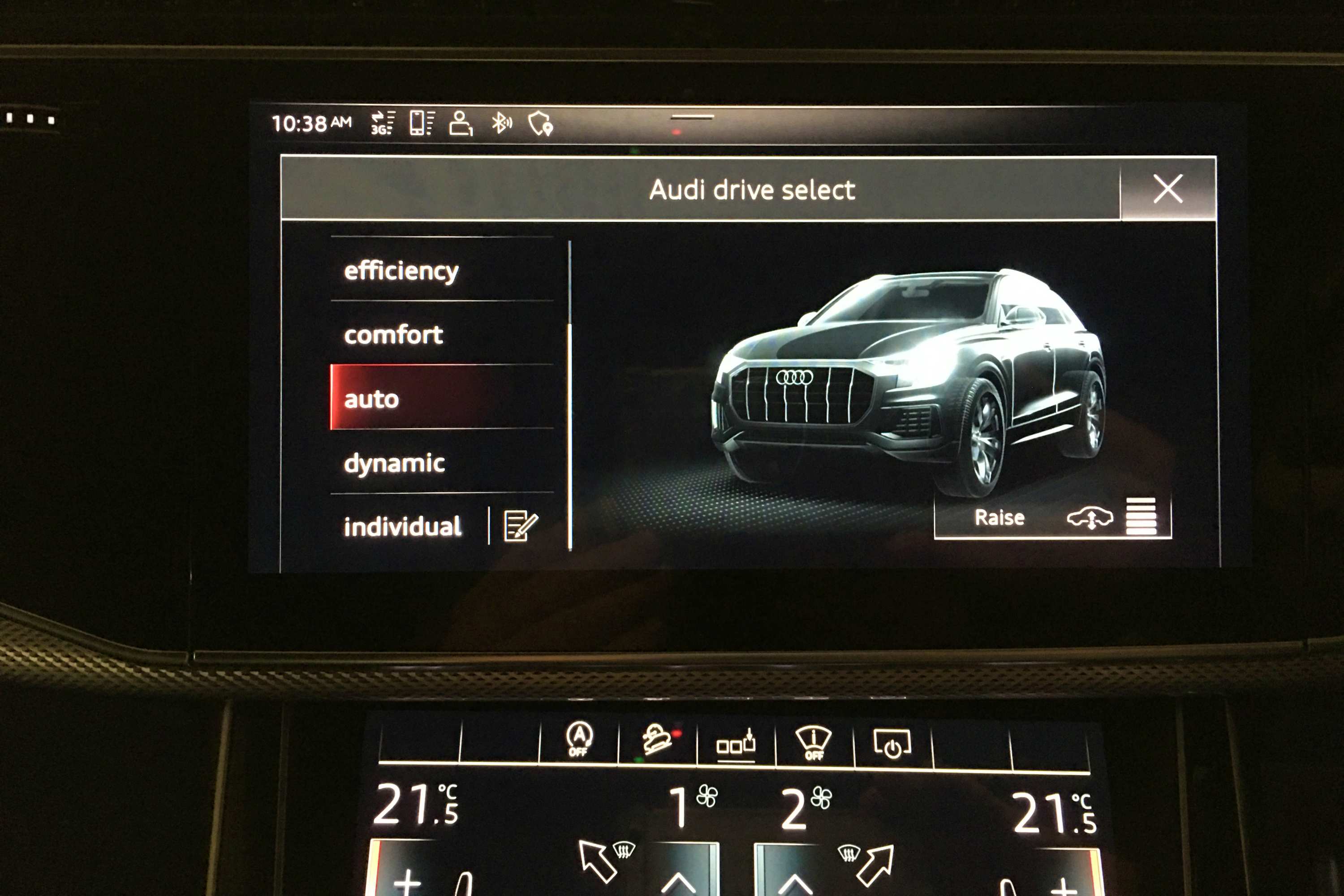 Audi Q8 50 TDI S-LINE QUATTRO drive select